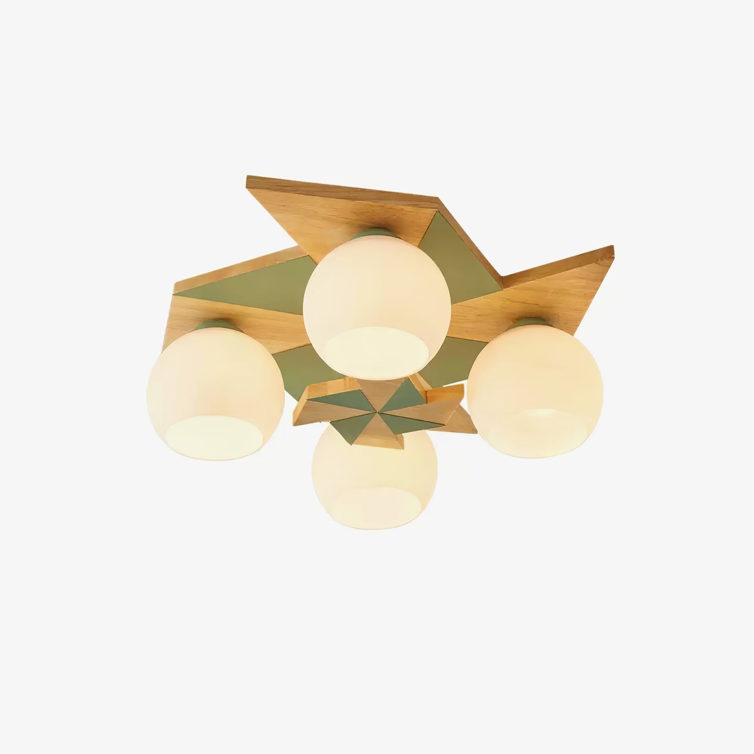 Ewooda Holz Decke Lampe-Letslighting